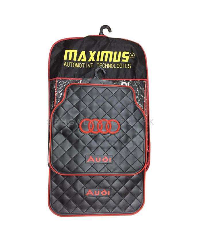 Buy Audi PVC Floor Mat Red and Black Rubber Floor Mats Car Mats