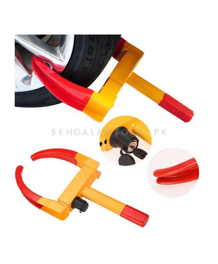 Buy Car Security Anti Theft Wheel Tire Tyre Clamp Lock Online in Pakistan