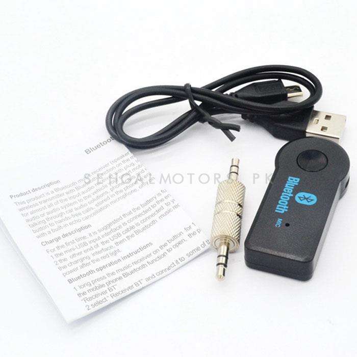 Buy Car Aux Bluetooth Transmitter For Music and Calls Wireless